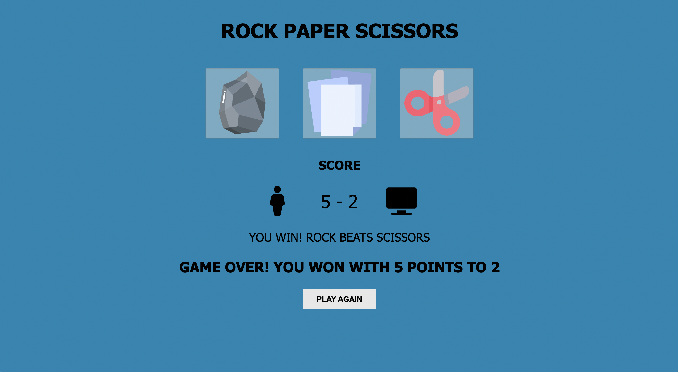 Rock Paper Scissors screenshot